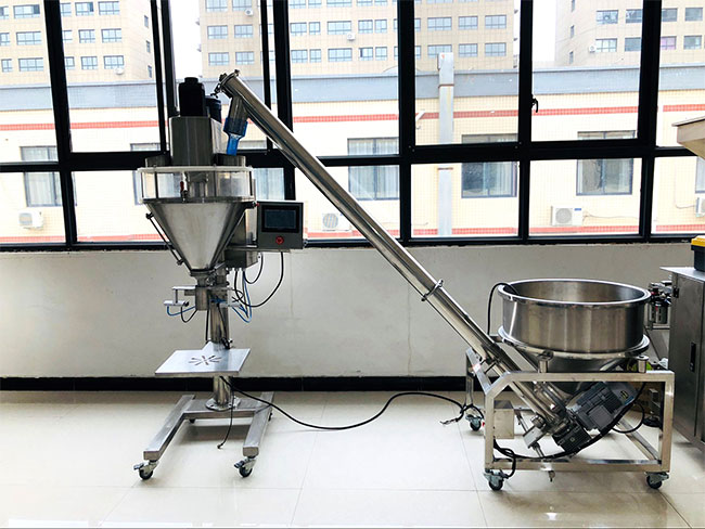 星火自动化小麦粉包装机设备展示
